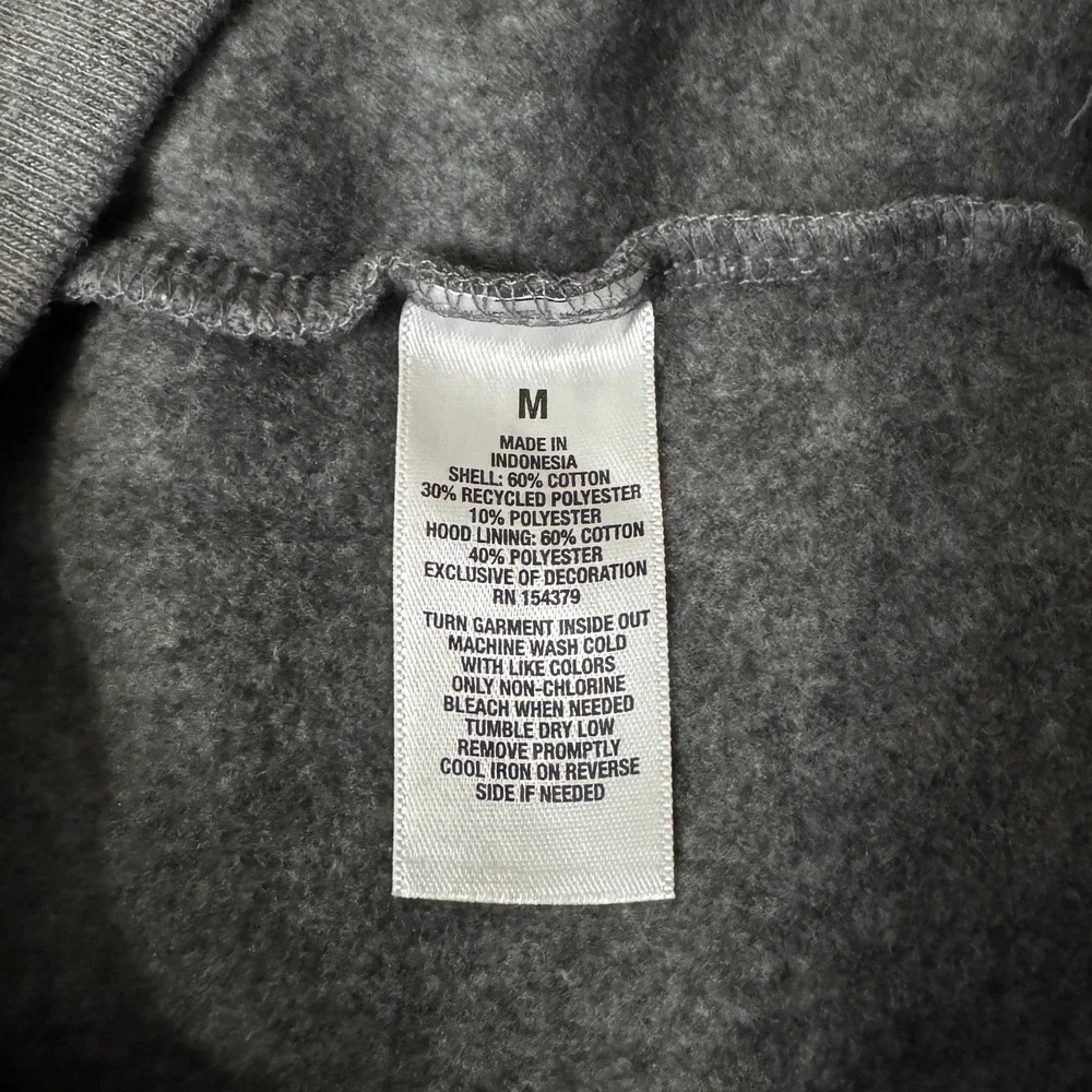 Aeropostale 87 Hoodie M NWT Gray Varsity Collegiate Y2K Back to School